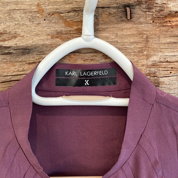 Karl Lagerfeld Silk Top - Picture 2 of 2